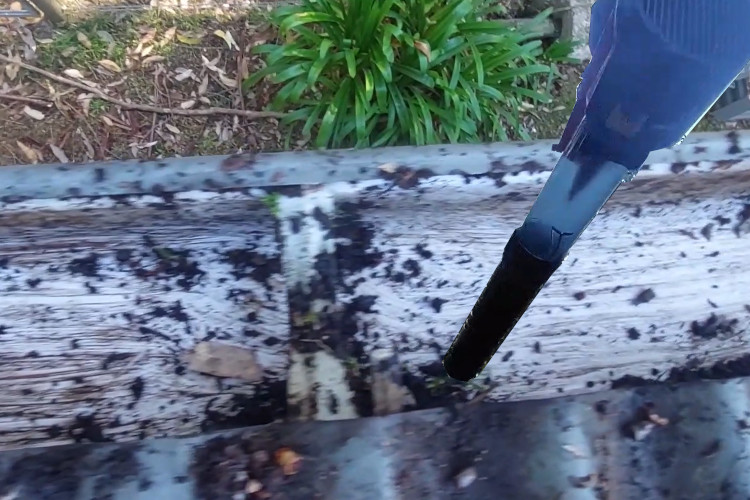 
A blower is central to narooma gutter cleaner`s strategy for eradicating small debris from guttering.